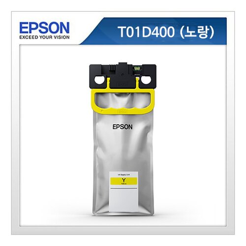 EPSON 정품잉크 T01D400 노랑 20,000매 WF-C579R
